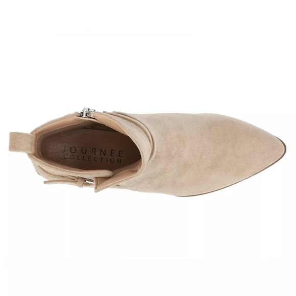 Journee Collection Womens Estelle Stacked Heel Booties - Picture 6 of 12